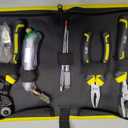 KJE 15PCS Glass Cutters Tools, 8" Wheeled Glass Tile Nippers, 8" Running Pliers, 6" Breaker Grozer Pliers, Oil Feed Glass Cutter Kit with 3 Size Cutter Head for Mosaic Cutting with Zipper Bag
