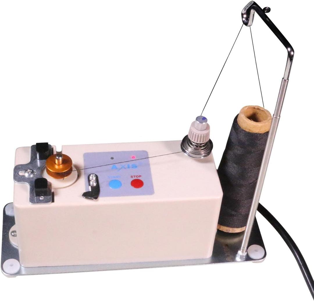 Axis Bobbin Winder Portable Automatic Bobbin Winder Bobbin Class15 L M Style for Juki Janome Brother Singer Quilting Embroidery Sewing Machine Bobbin Max Dia 1.1” Bobbin Hole Dia 1/4” Wide 0.46”