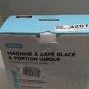 Tastyle Hot & Iced Coffee Maker with Magnetic K-Pod Organizer (Pods Not Included), Stores 10 Pods, 4-5 Cups Coffee Maker & Single-serve Brewer for K Cup & Grounds, 40oz Removable Water Tank, Black