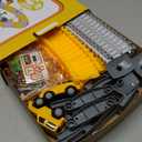 iHaHa Toddlers Construction Race Tracks Toys Gifts for 3 4 5 6 Years Old Boys Kids, 2PCS Electric Race Cars & 4 PCS Construction Trucks, Birthday Gift Toys for Boys 2 3 4 5 6+