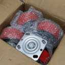 5" X 2" Heavy Duty Casters- Industrial Casters, Polyurethane Casters Wheels, Capacity up to 4000 Lb. Use for Platform Truck, U-Boat Cart, Workbenches (4 Brake)