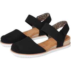 Skechers womens Desert Kiss - Sun Shining (6, Black)