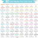 YTW Alcohol Markers, 80 Colors Dual Tip Art markers, Drawing Markers, Coloring Marker for Adults Coloring Drawing, Chisel & Fine