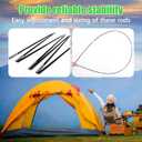 1PCSX14.4 Feet Length(4.4M)Tent Pole,Kids Tent Replacement Poles for Kids 8mm Hiking and Camping TarpSuitable for All Kinds of Outdoor Camping Tent11Poles Included (1PCSX14.4 Feet Length)