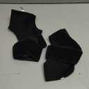 Honoson 2 Pcs Ankle Brace Kids Ankle Support for Sport Sprained Neoprene Breathable Compression Sleeve with Adjustable Wrap for Youth Child Boy Girl Plantar Fasciitis Achilles Tendonitis(Black,M)