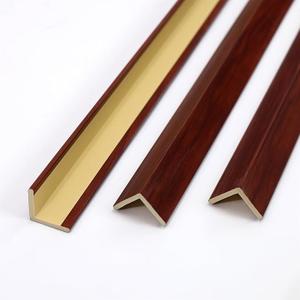 Gaahing 3 Pcs 39" Wall Corner Guards, Walnut Wood Grain L-Shaped Outside Corner Shield for Wall Edge, Door Frame Protector Bumper