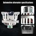 Alternator Compatible with Cruze L4 1.8L 2011-2016, Alternator replacement for 11560N, 11560, 13573791, 13577411, 13588298, 23247389, 95939943, 201115062818, 210513200805