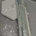 YALLOVE Balloon Column Stand Kit Set of 4, 7 Feet Height Adjustable Balloon Tower Pillar with Reusable Metal Telescopic Design for Birthday, Wedding, Baby Shower, Graduation Party Decoration