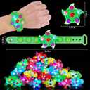24 Pack Light Up Fidget Spinner Bracelet, Party Favors for Kids 4-8 8-12, Glow in the Dark Halloween Goodie Bags Stuffers for Kids, Treasure Box Toys Classroom Prizes, Stocking Stuffers Birthday Gift