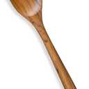 FAAY Teak Wooden Utensils, Healthy Spoon and Spatula Handcraft from High Moist-Resistance Teakwood for Non Stick Cookware (Corner Spoon - Right Hand)