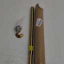FIRJOY Closet Rods for Hanging Clothes - Heavy Duty, Length Adjustable (#2 Gold, 18.5" - 28")