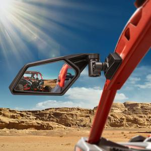 Kemimoto X3 Side Mirrors, Upgraded 360 Degree Adjustment Mirrors Compatible with Can Am Maverick X3 and Max XRS XDS Turbo R RR 2017-2025