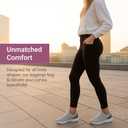 SATINA High Waisted Leggings for Women - Comfortable and Stretchy in Versatile Sizes and Colors