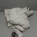 Pinch Pleated 90 Inch Curtains for Living Room Cream Ivory Flax Linen Curtains 90 Inches Long Pinch Pleat Drapes Back Tab Boho Farmhouse Light Filtering Semi Sheer Drapes for Bedroom Dining Office, 1 PCS