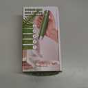 Maestri House Rechargeable Milk Frother with Stand, LunaFro Handheld Electric Foam Maker Waterproof Detachable Stainless Steel Whisk Drink Mixer Foamer for Lattes, Cappuccino (Black)