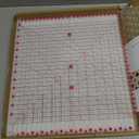 Quilting Ruler- 12.5 * 12.5" Slotted Rulers for Quilting and Sewing Quilt Strip Rulers for Fabric Precise Cutting (Pink)