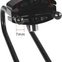 CYSKY Bike Seat Shock Absorber Bike Saddle Suspension Device for MTB Mountain Road Leisure Bicycle Shock Absorber, Support Max Load: 550 Pounds (Alloy Spring Steel, Black)