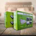 Elegant Comfort Box Spring Cover - Stretchy and Snug Fit Wrap Around 4 Sides Bed Skirt - Jersey Knit, Sleek Alternative for Bed Skirt, Soft and Smooth Fits Box Springs up to 12", King Beige