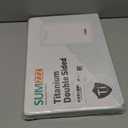 Titanium Cutting Board for Kitchen, Cutting Board Double Sided Food Grade, Pure Titanium/PP, Easy to Clean[15.5*10.5+12*8.5] (Silver)