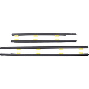 NewYall Front Rear Left and Right Outer Door Window Belt Weatherstrip Trim Kit for Honda CR-V 2.4L 2002-2006