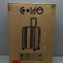 Amazon.com | Coolife Luggage PC+ABS Hardshell Suitcase with TSA Lock, Spinner Carry On Lightweight (white, S(20in_carry on)) | Carry-Ons