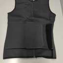 Cimkiz Men's Waist Trainer Sauna Suit Shirt, Gym & Exercise Compression Vest, Sweat-Boosting Workout Top, Size M