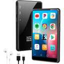MP3 Player with Bluetooth and WiFi, 4" Touch Screen Music Player with Spotify, Play Store, Pandora, Audible, Amazon Music, Android MP4 MP3 Player