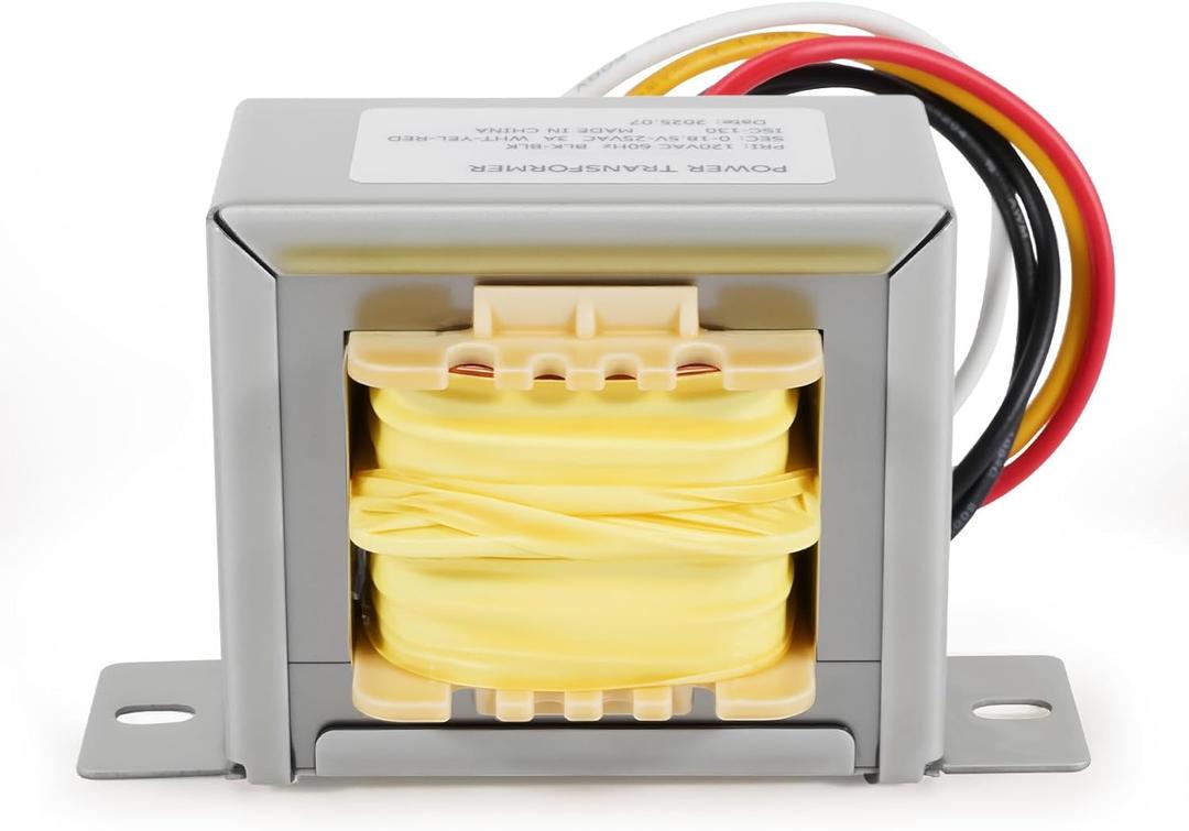 39342R.S Transformer 120V Compatible with Genie Garage Door Opener StealthLift 500,SilentMax 750,Chain Drive 550,ReliaG 650,StealthDrive 750