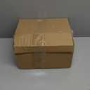 Ceramic Silver Flower Vase, Crinkle Paper Shape, Metal Decorative Home Accent (Large)