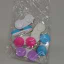 16 Pack Mini Contact Lens Case Set, Colorful Bulk Box Holder
