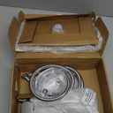 Veken 11.8 Inch Rain Shower Head with Handheld- High Pressure Dual Shower Heads with 5 Modes Handheld Spray Combo- Wide Rainfall Showerhead with Hose, Bathroom Accessories, Chrome