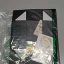 YoungTree 1PCS Large Gift Bag with Ribbon and 1 Greeting Card 2 Tissue Papers, Portable Paper Gift Bag with Handles, Birthday Gift Bags, Present Bags for Wedding Party, Mothers Day12.6" x 9.8" x 3.9"(Black-Gold)