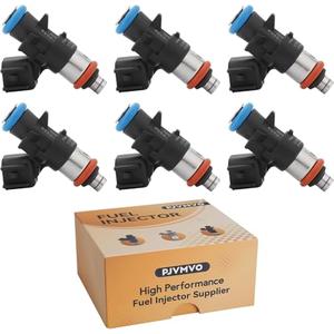 Set of 6 Fuel Injectors,Compatible with/Jeep 3.6 Wrangler Grand Cherokee 2011-2023,Compatible with/Dodge Charger Journey Durango 2012-2017,Replace#5184085AC,0280158233