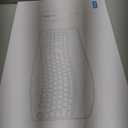 Wireless Keyboard and Mouse Combo,2.4G Full Size Wave Keys Ergonomic Keyboard with Wrist Rest for Natural Typing, 3 DPI Adjustable Ergonomic Silent Mouse for Computer/Laptop/Windows/Mac (Gray)