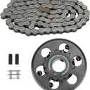 YOUXMOTO Go Kart Clutch 1" Bore 14 Tooth with #40/41/420 Chain, Centrifugal Clutch 14T for Go Kart Minibike and Fun Kart Engine 2-6.5 HP