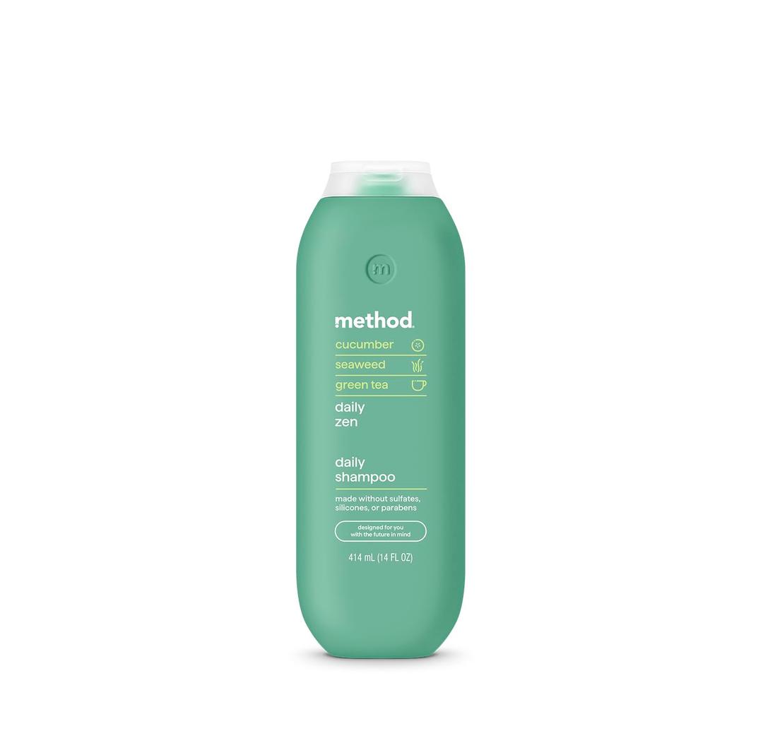Method Daily Zen Shampoo - Daily Clean for All Hair Types, Softens and Nourishes Hair, Color Safe - Sulfate Free - 14 oz