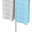 VEHHE T-Shape Hand Towel Holder for Bathroom, Height Adjustable Hand Towel Stand, SUS304 Stainless Steel Towel Holder Stand Non-Slip for Adults, ChildrenSilver