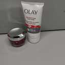 Olay Face Wash Regenerist Advanced Anti-Aging Pore Scrub Cleanser (5.0 Oz) and Micro-Sculpting Face Moisturizer Cream (1.7 Oz) Skin Care Duo Pack, Total 6.7 Ounces