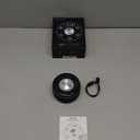 Bluetooth Shower Speaker, Portable Bluetooth 5.3 Speakers Wireless with Time Display, IP7 Waterproof Speakers with RGB Light, Suction Cup, Mini Stereo Speaker for Bathroom Party Beach Outdoor Gifts (Dark black)