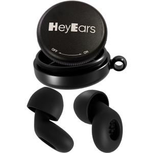 Ultra Soft Ear Plugs for Sleeping, Noise Sensitivity, Passive Noise Reduction 26dB, Most Comfortable Noise Cancelling Earplugs, Certified Hearing Protection, 8 Ear Tips - Black