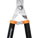 Fiskars 23-Inch Power-Lever Hedge Shears, Self-Sharpening Precision-Ground Steel Blades, For Trimming/Shaping Hedges and Shrubs in Your Garden, Lawn and Yard Tools, Black/Orange