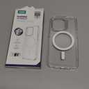 ESR for iPhone 14 Pro Case, Compatible with MagSafe, Shockproof Military-Grade Protection, Scratch-Resistant Back, Magnetic Phone Case for iPhone 14 Pro, Classic Hybrid Case, Clear