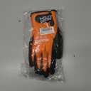 Waterproof Winter Work Gloves Men,Cold Weather Insulated Work Gloves Thermal Liner Superior Grip Latex Coating Warm for Outdoor Small (Orange)