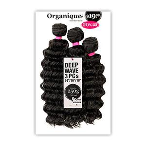 Organique Mastermix DEEP WAVE 3PCS 18"/20"/22" (OT27) - Shake-N-Go Synthetic Weave