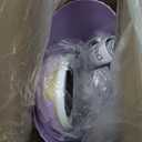 ELPHECO Bathroom Trash Can with Lid Butterfly, Motion Sensor Trash Can Bathroom Decor Automatic Garbage Can Wastebasket Bathroom Accessories, Kitchen, Living Room, Office, Purple Gold