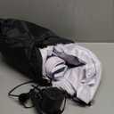 Deeteck Inflatable Toddler Travel Bed  60 Inches Portable Toddler Bed for Travel with Safety Sides  Cozy Kids Air Mattress Set with Builtin Electric Pump & Carry Case Easy to Inflate  Sea Blue