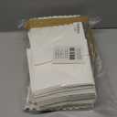 100 Pack White Popcorn Boxes for Party, Bulk Paper Treat Containers for Movie Night Decorations (3.3 x 5.5 x 3.5 In)