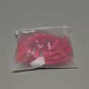 Lilosy Sexy Floral Embroidered Flower Mesh Underwire Push Up Lingerie Set (Small, Hot Pink)