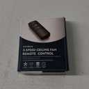 Hampton Bay Ceiling Fan Remote Control Kit, Universal Fan Remote with Light Dimmer, Works 3-Speed AC Ceiling Fans