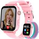 4G Kids Smart Watch for Boys Girls with GPS Tracker, Kid Smartwatch Phone Call SOS Video Call for Kids Birthday Gift Ages 4-12